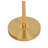Allure 2-Light Gold Brass Floor Lamp with Natural Rattan Tubes and Double On/Off Pull Chain – Stylish Lighting for Living Room & Bedroom
