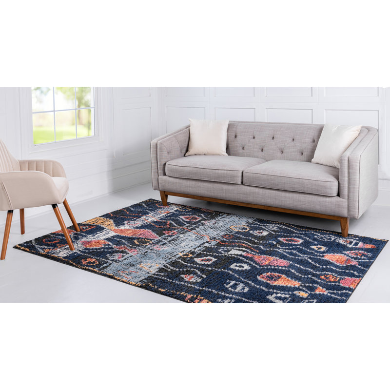 Geometric Indoor Rug, Rectangle 2'2" x 3'1"