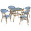 Caspri Wicker Patio Dining Set Table,