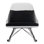 Hardisty Rocking Chair - Modern Molded Plastic Rocker - Contemporary Indoor Accent Chair for Bedroom or Living Room