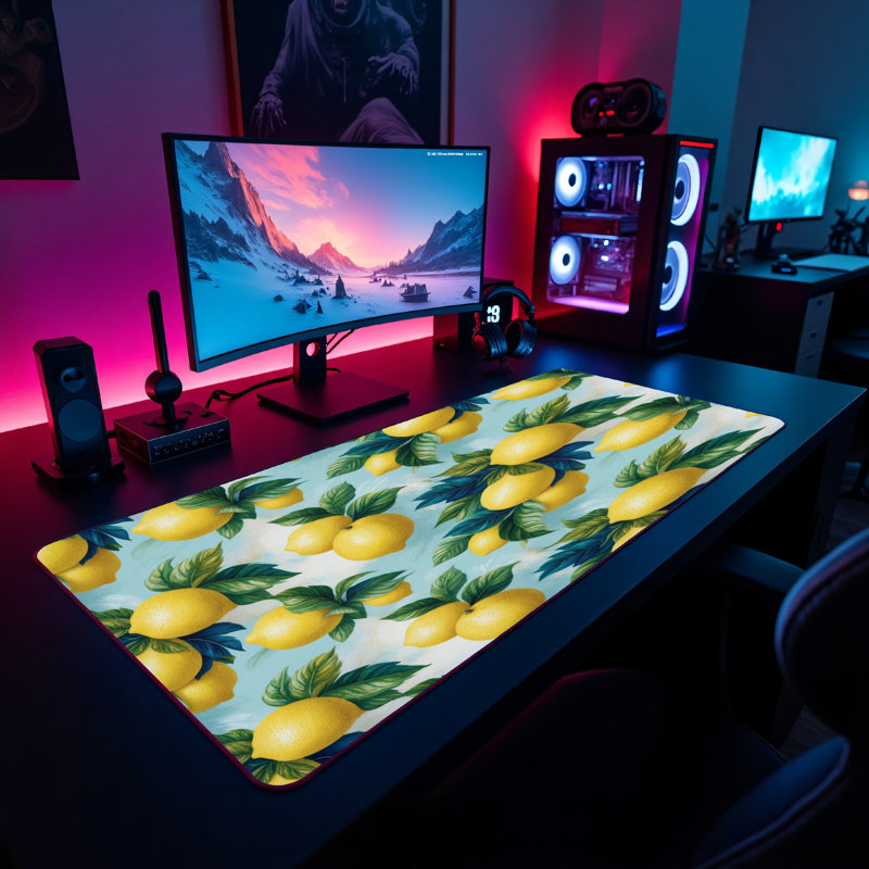 Polyester Desk Pad, 14.4x12.1