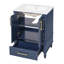 Meuble-lavabo autoportant 24 po avec lavabo et rangement multifonctionnel-1769621920
