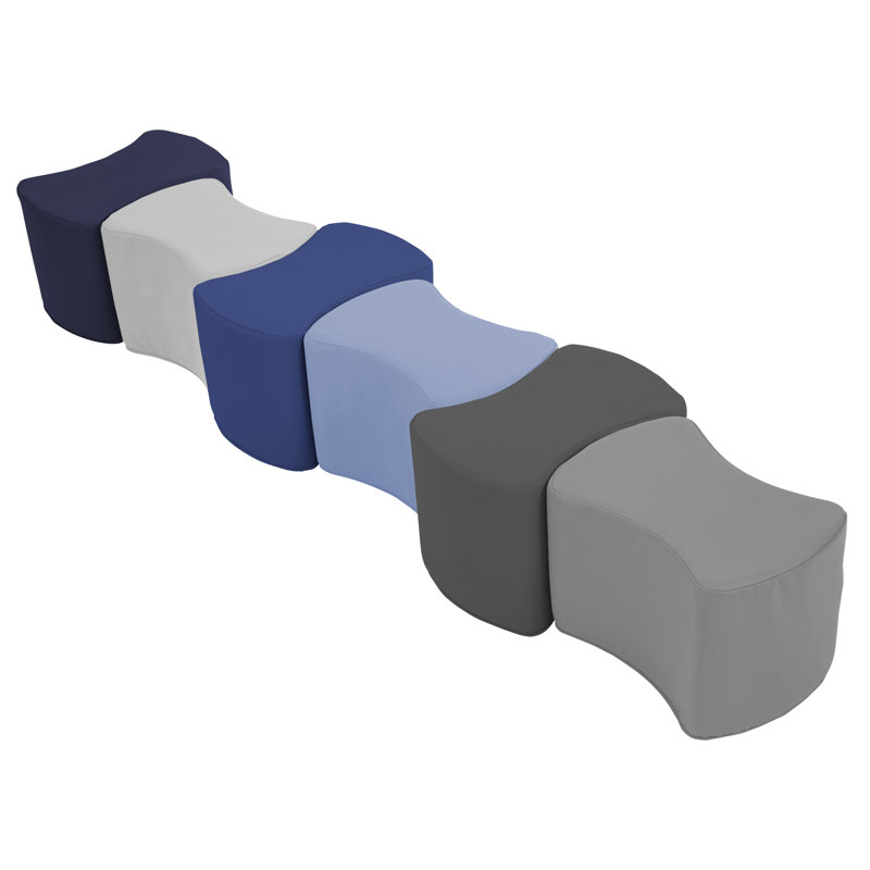 SoftScape 10" Height Butterfly Seating, Navy Powder Blue