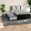 Lit simple en bois avec gigogne espresso peu encombrant