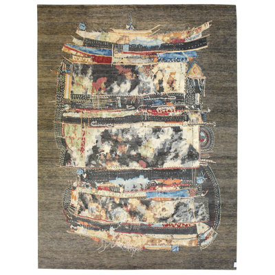 Bliss One-of-a-Kind Rectangle 9' x 12' Flatweave Area Rug