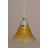 Cord Hung Mini Pendant Shown In Black Copper Finish With 10" Amber Crystal Glass-32464173-32464191-32464180