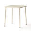Table carrée pour l'extérieur Retro White-1422299959