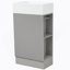 Meuble-lavabo de salle de bain avec lavabo, meuble-lavabo avec tablette, orientation gauche ou droite-1538638002