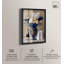 «Blue Floral Feathers Kitchen Decor Shadowbox» par Art Remedy-120055055-120055054