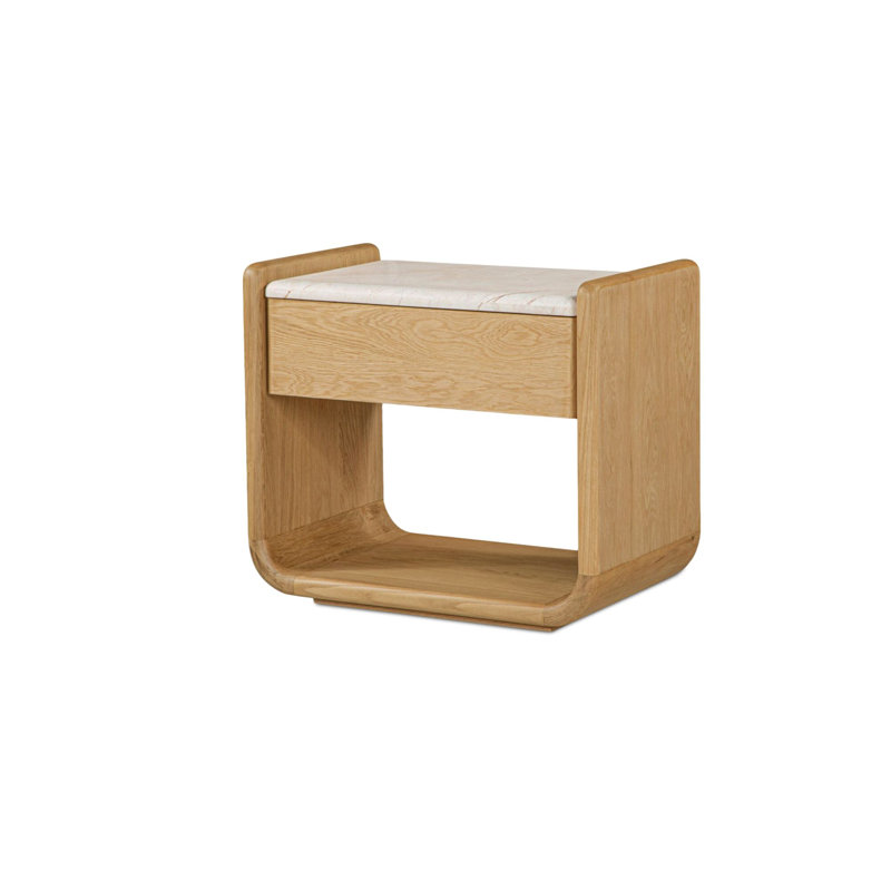 Enns Nightstand Natural, Brown