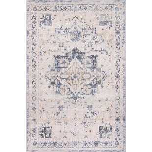 Off White Rectangle Area Rug Carpet - REVER LAVIE