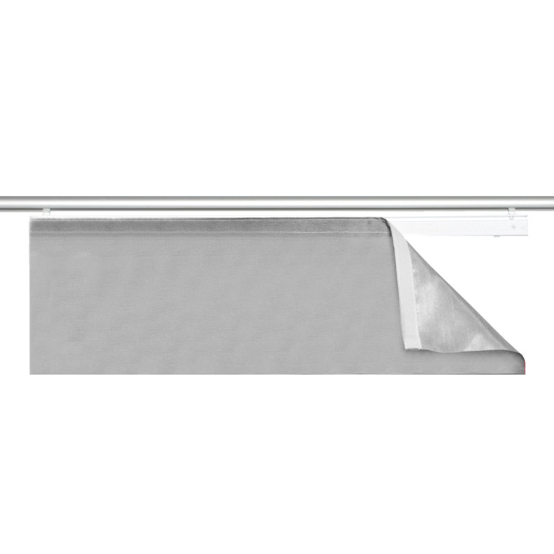Paynter Semi Sheer Curtain Panel Pair, Anthracite
