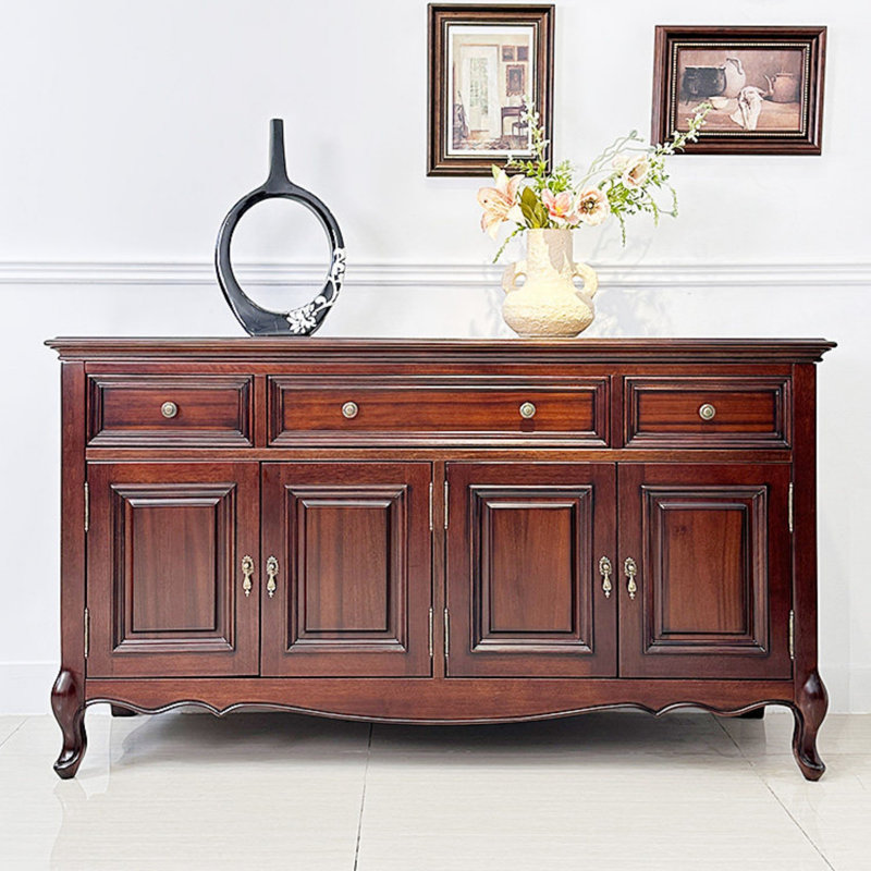 Buffet multifonctionnel en bois massif