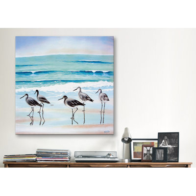 «Wading» par John Van Straalen - impression d'art graphique