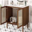 Meuble-lavabo de 30 pouces avec portes en bambou tissé à la main, armoire en panneau de fibres à densité moyenne et conception à fermeture en douceur-241718911