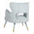 Velveteen Velvet Wingback Chair-189702223