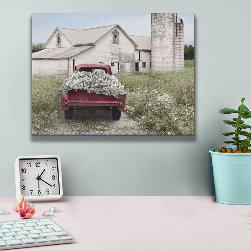 "Epic Graffiti" Flower Picks "par Lori Deiter, art mural sur toile, 16 po x 12 po, H 12 po x l 16 po