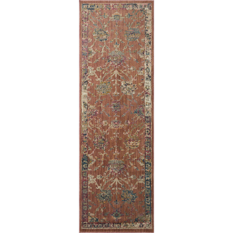 Febbas Performance Oriental Indoor Rug, Runner 2'7" x 10'