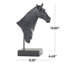 Sculpture cheval en résine Cleaster