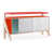 Foxy Orange and Blue/Red