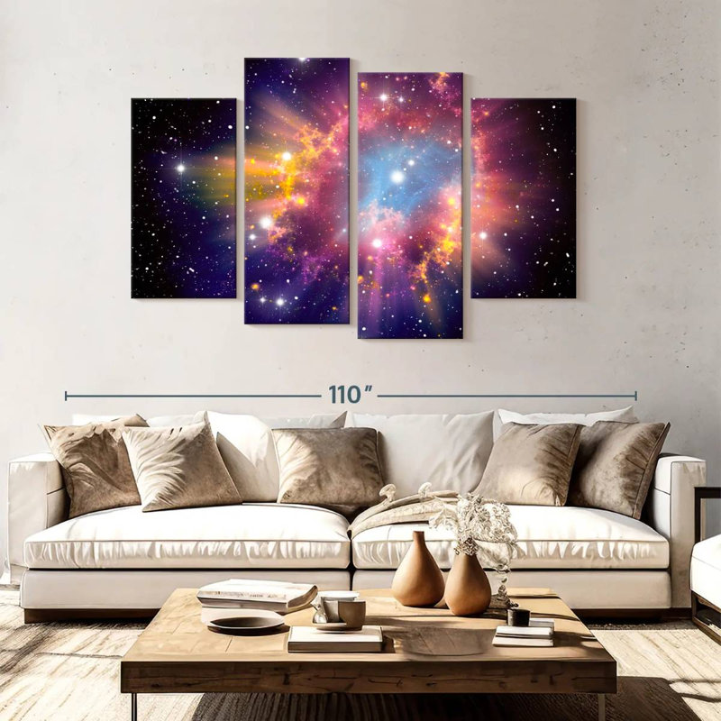 Oberle Stellar Supernova Explosion, 54" H x 84" W
