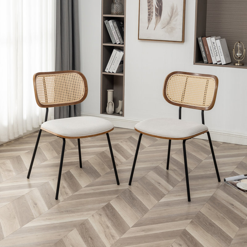 Sirine Upholstered Dining Chair, Beige