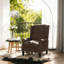 Méridienne capitonnée à boutons, fauteuil à oreilles-1728350381