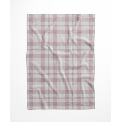 Gen Plaid Velveteen Fleece Blanket