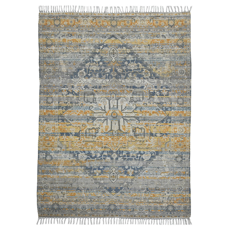 Porcaro Oriental Indoor Rug, Rectangle 3'6" x 5'6'