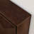 Mid Century Modern V-Shape Fluted Sideboard with Outlet Holes – Dark Walnut-1436042339