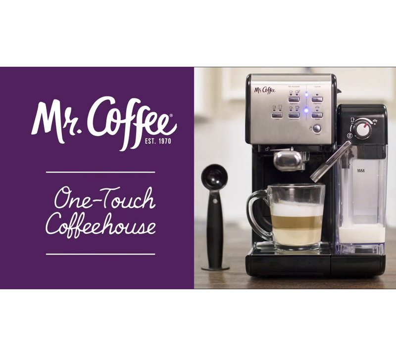 Stainless Steel 19-Bar Espresso and Cappuccino Freestanding Coffee Machine