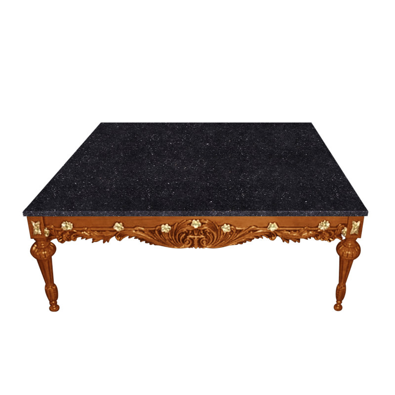 Coffee Table, Crema Valencia, Burl 03