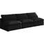 Canapé modulaire sans accoudoirs en velours de 105 po Atis-1927116220