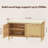 Rattan Shoe Storage Bench with Cushion