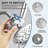Single-Handle Dual Shower Faucet Set Trim Kit 1.8 GPM With Valve Filtered Handheld Shower Head-107288327