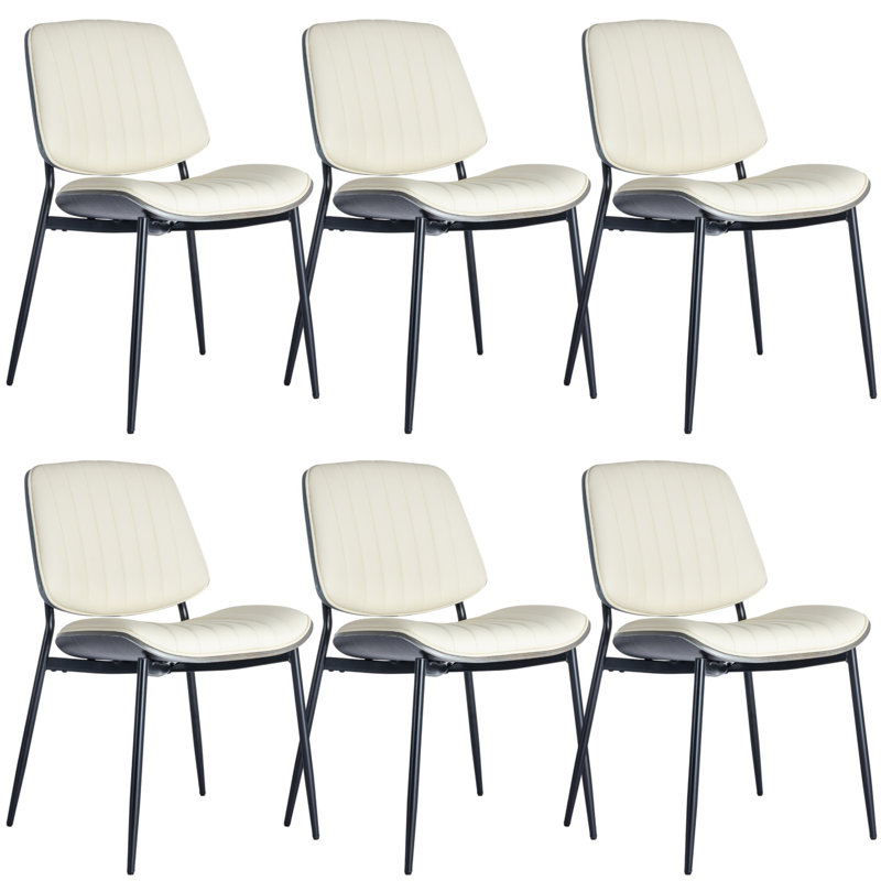 Chaise de salle à manger Jianny, Blanc