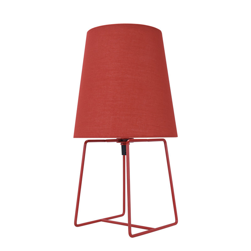 Lampe de table 13 po Reign, Rouge