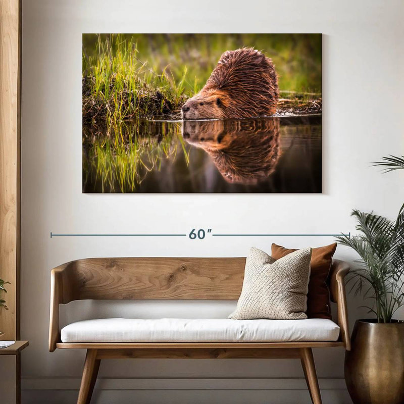 Beaver, 32" H x 48" W