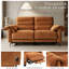  66" Oversized Power Reclining Loveseat with USB-A and USB-C Ports and Dual Footrests, Sienna Brown-761921329-761921332