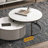 Light luxury rock panel coffee table-110977392