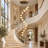 14-Lights Alabaster Staircase Chandelier-1220293624