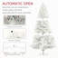 Arbre de Noël artificiel de 9 pi de hauteur, arbre de Noël non éclairé avec 2132 pointes de branches, ouverture automatique, base en acier, décoration des Fêtes pour le bureau personnel-1846752890