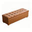 Banc de rangement capitonné en 60 po