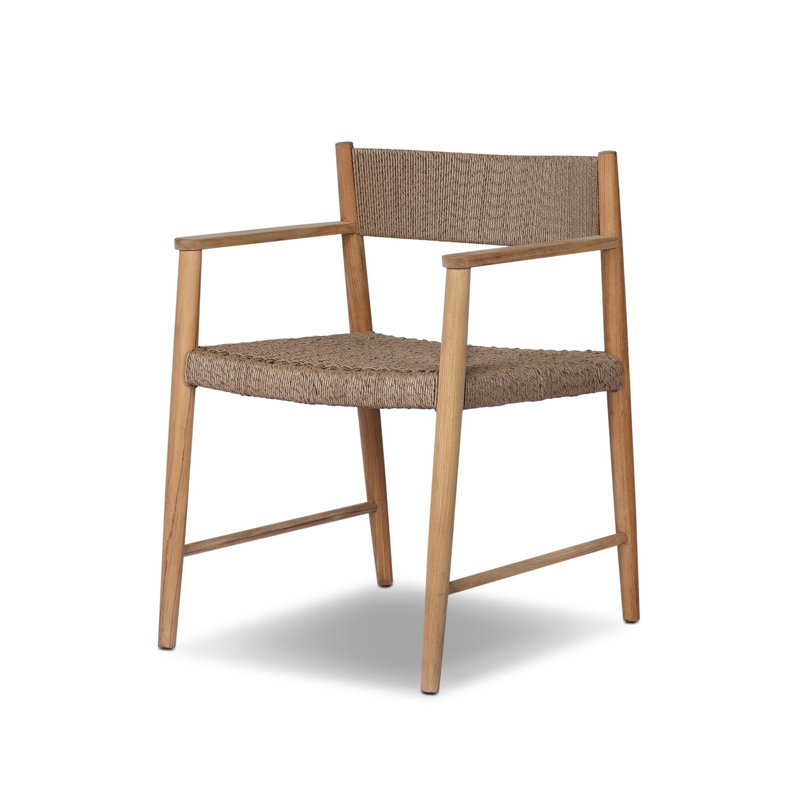 Chaise de salle à manger d'extérieur Boston - Teck fin sablé