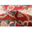 Tapis brun en laine noué à la main de conception unique 6 pi 8 po x 9 pi 4 po New Age