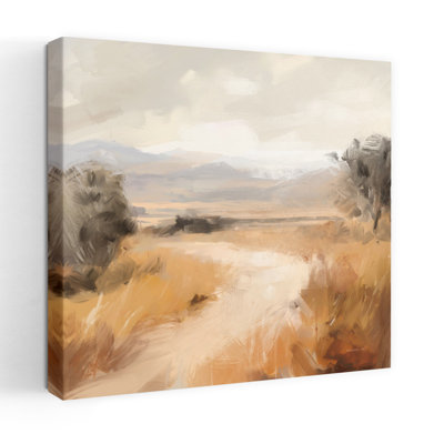Landscape In Yellow Ochre Contemporary Art