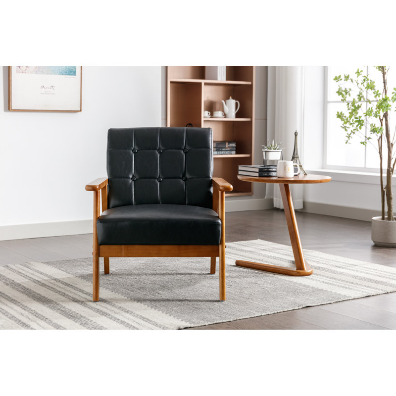 Alaiba Upholstered Armchair, Black