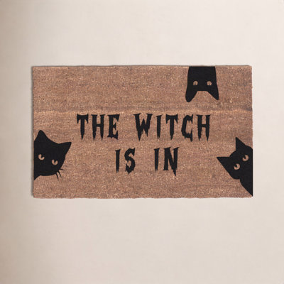 Donaho Non-Slip Halloween Outdoor Doormat