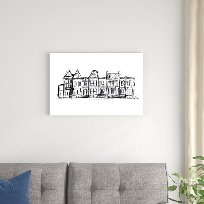 Maisons en rangée I, H 20 po x l 30 po x P 1,25 po