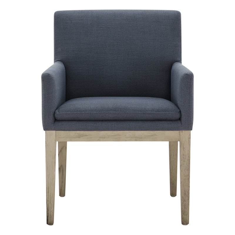 Bethea Dining Chair With Arms, Effie Indigo